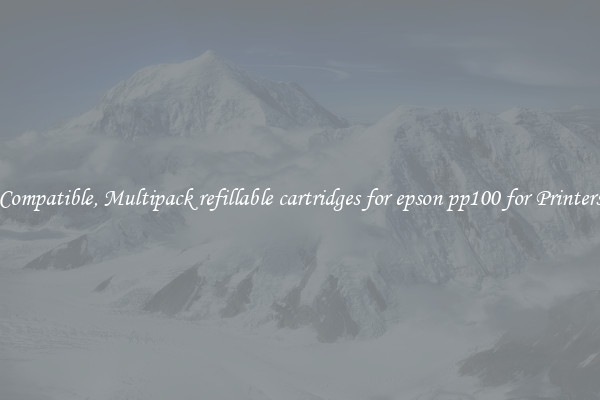 Compatible, Multipack refillable cartridges for epson pp100 for Printers