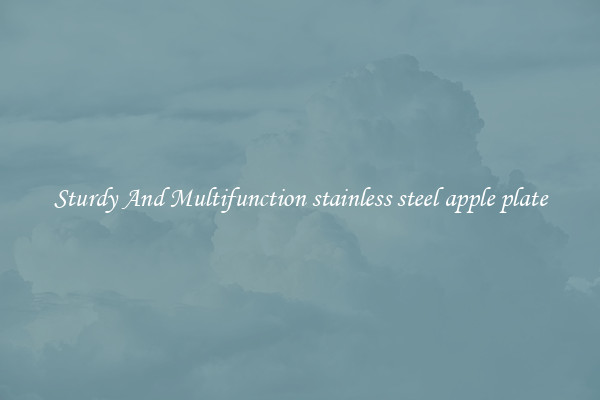Sturdy And Multifunction stainless steel apple plate