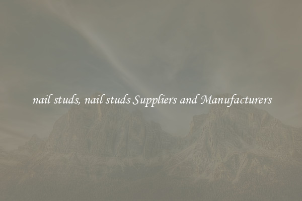 nail studs, nail studs Suppliers and Manufacturers