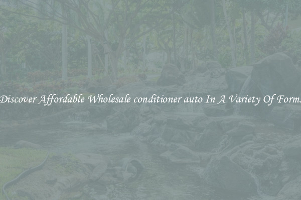 Discover Affordable Wholesale conditioner auto In A Variety Of Forms