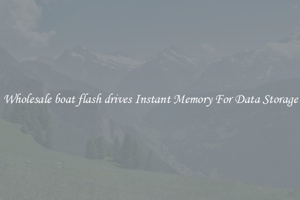 Wholesale boat flash drives Instant Memory For Data Storage