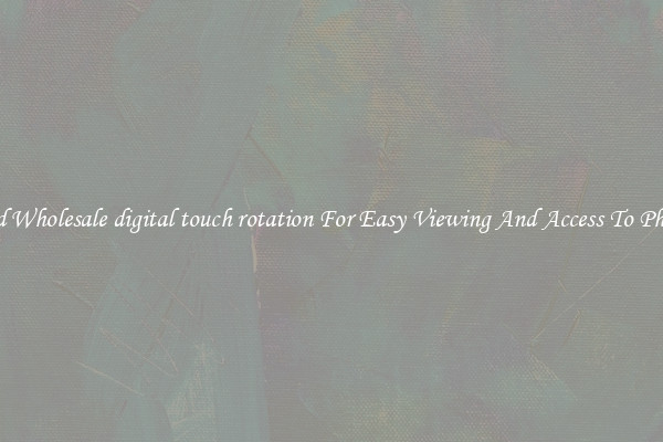 Solid Wholesale digital touch rotation For Easy Viewing And Access To Phones